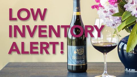 Yellow Alert! 2013 Firebird Syrah inventory has dropped under 20 cases remaining…
