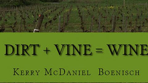 She’s back! Author Kerry McDaniel Boenisch to sign copies of “Dirt+Vine=Wine” at Bells Up on Sunday, May 29.