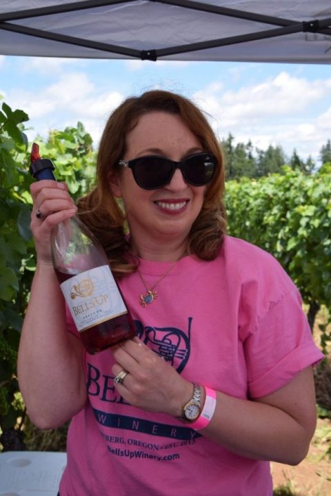 Confetti Travel Cafe Features Bells Up Winery in 2019 Drink Pink Festival Coverage