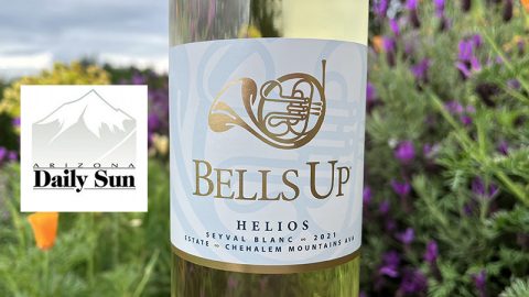 Wine Writer John Vankat Praises Bells Up’s 2021 Helios Seyval Blanc in Arizona Daily Sun