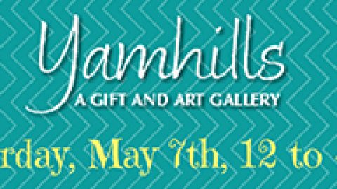Saturday, May 7: Treat your mom to wine, retail therapy at Yamhills Gallery, featuring Bells Up wines.